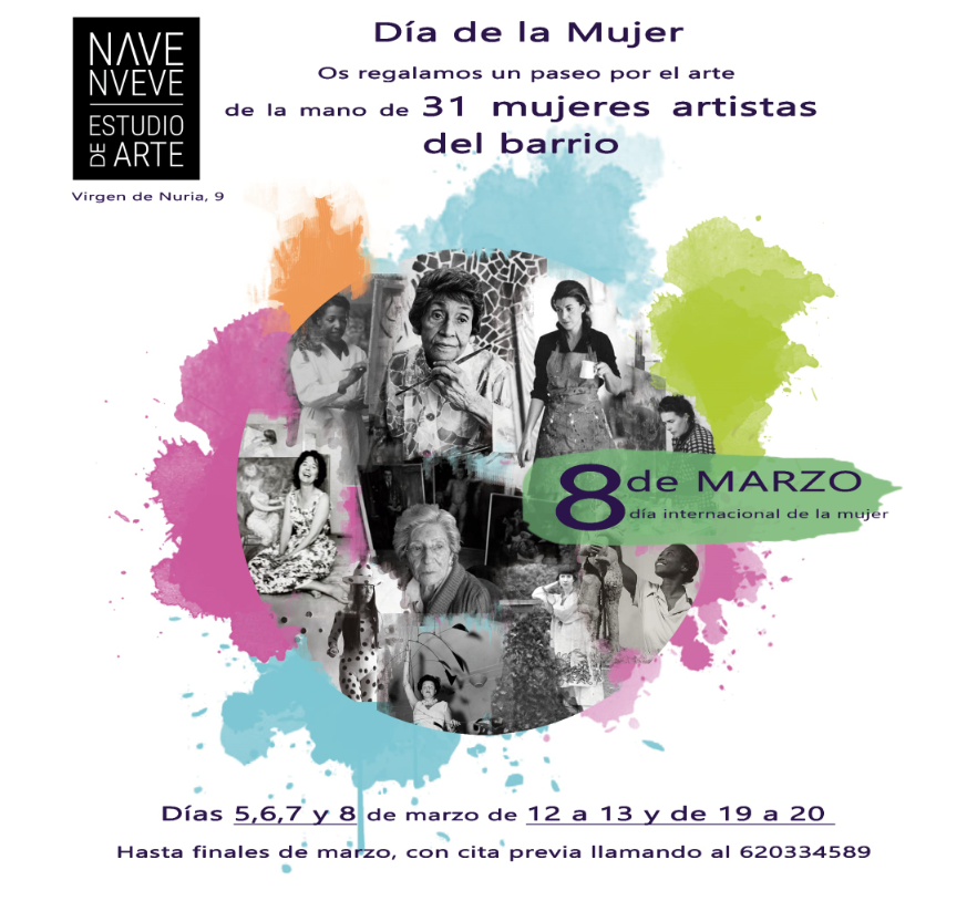 Cartel Nave Nueve Día de la mujer 2021