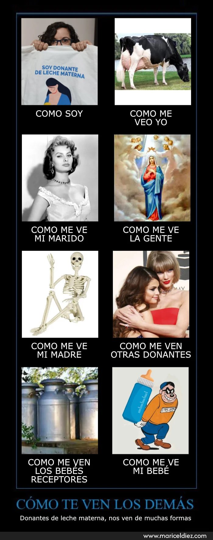 imagen meme como te ven siendo donante de leche