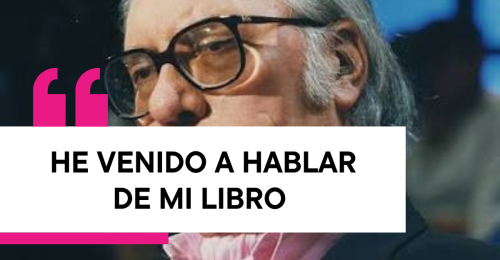 He venido a hablar de mi libro